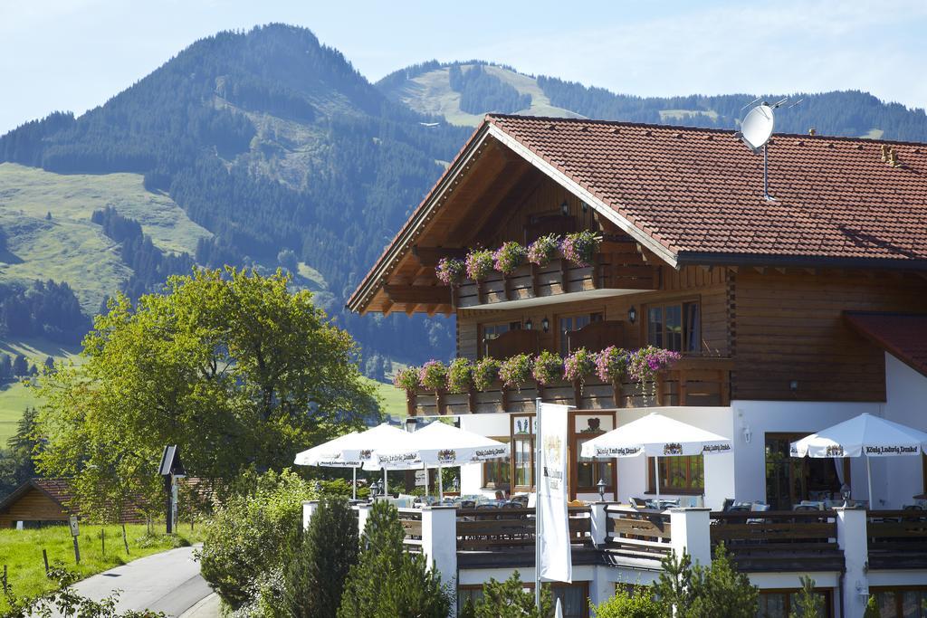 Hotel Garni Oberdorfer Stuben Obermaiselstein Eksteriør bilde
