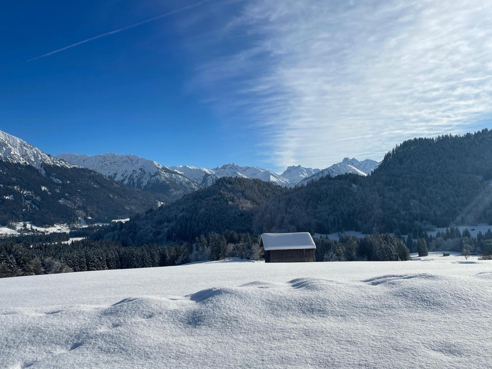 Hotel Garni Oberdorfer Stuben Obermaiselstein Eksteriør bilde