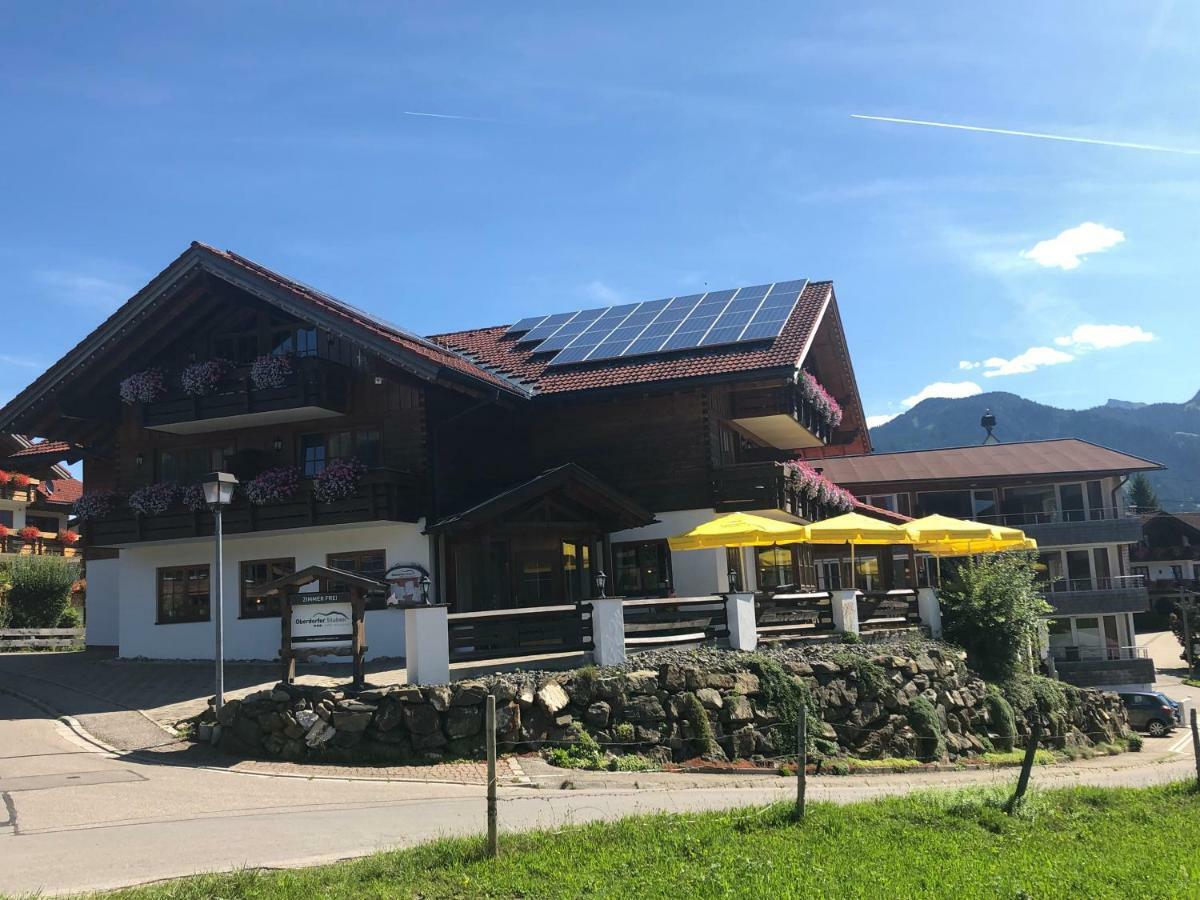Hotel Garni Oberdorfer Stuben Obermaiselstein Eksteriør bilde